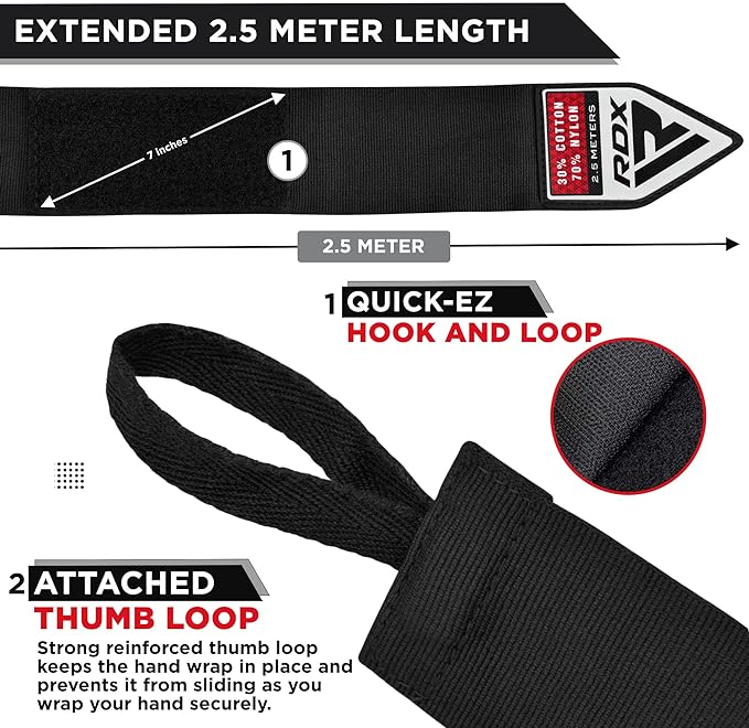 RDX Bandages pour les mains 2.5 pour enfants - Image 10