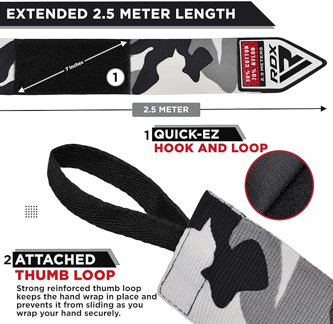 RDX Bandages pour les mains 2.5 pour enfants - Image 25