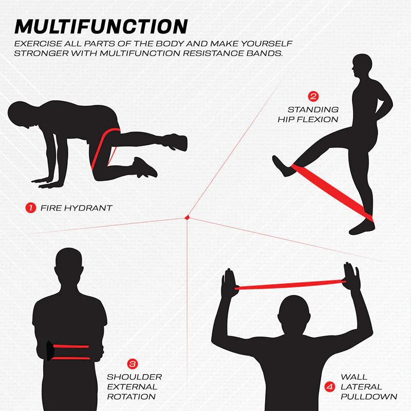 RDX Cu Bandes De Résistance En Tissu Pour Le Fitness - Image 6