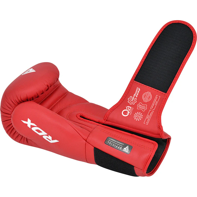 RDX Gants de boxe pour compétitions amateurs rouge - Image 4