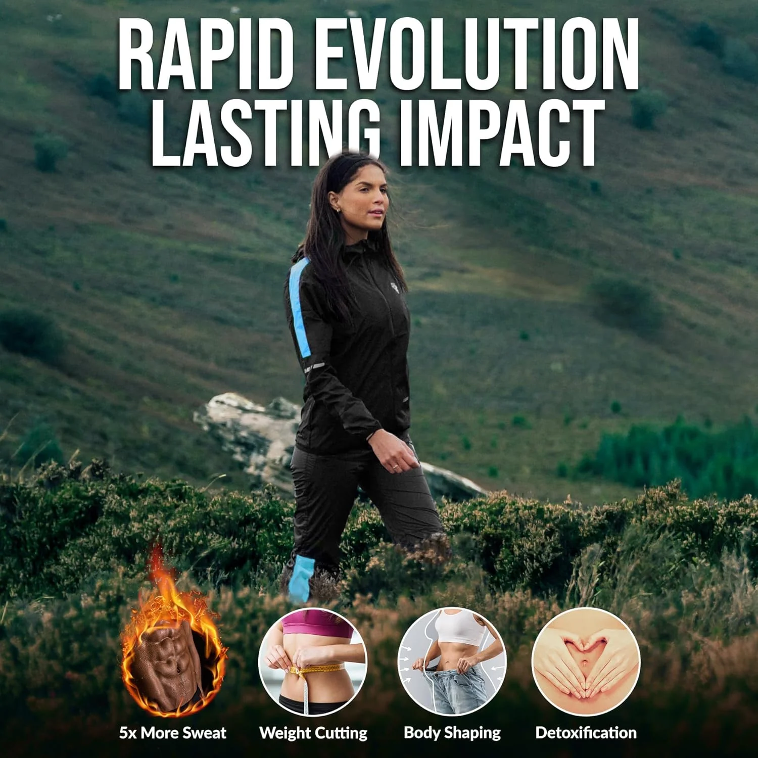 RDX H1 COMBINAISON DE SUDATION POUR LA PERTE DE POIDS Pour Les Femmes - Image 12