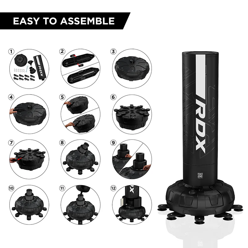 RDX KARA F6 1M83 SET SAC DE FRAPPE AUTOPORTANT AVEC GANTS DE BOXE - Image 11