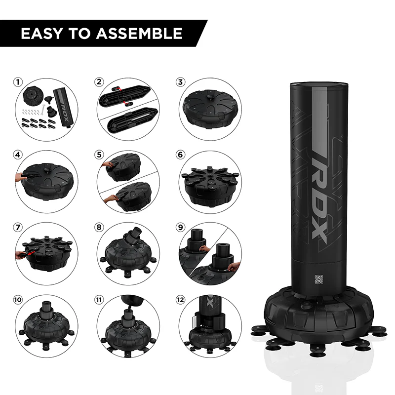 RDX KARA F6 1M83 SET SAC DE FRAPPE AUTOPORTANT AVEC GANTS DE BOXE - Image 12