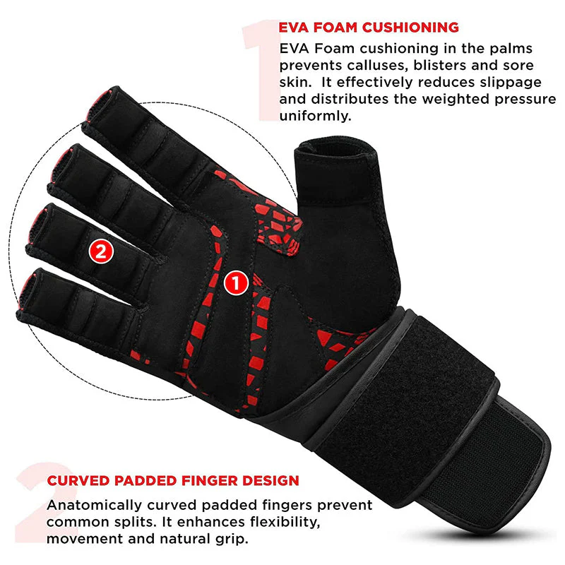 RDX L7 Gant De Musculation En Cuir - Image 3