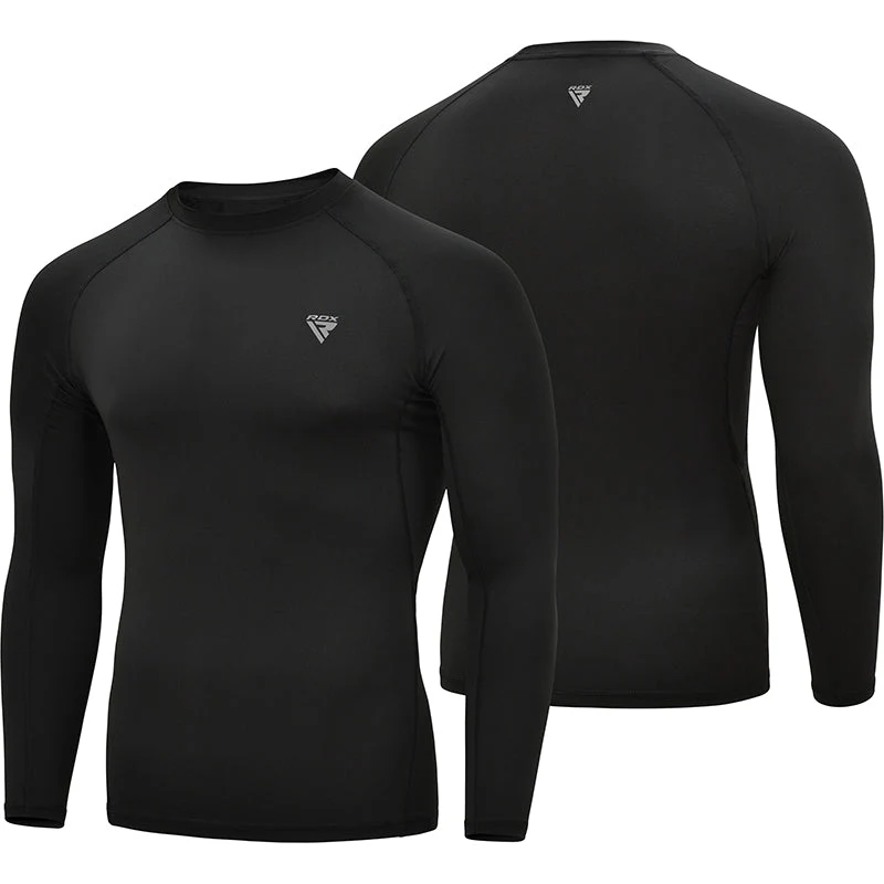 RDX T15 Maillot Noir Manches Longues Anti-Irritation - Image 3