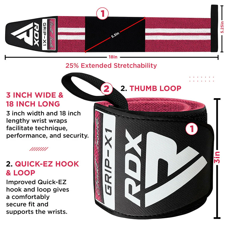 RDX W4 Sangles de Soutien 18 pouce des Poignets pour la Musculation - Image 18